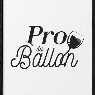 Affiche "Pro du Ballon"