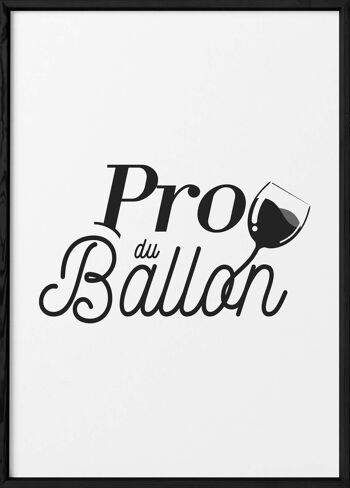 Affiche "Pro du Ballon"