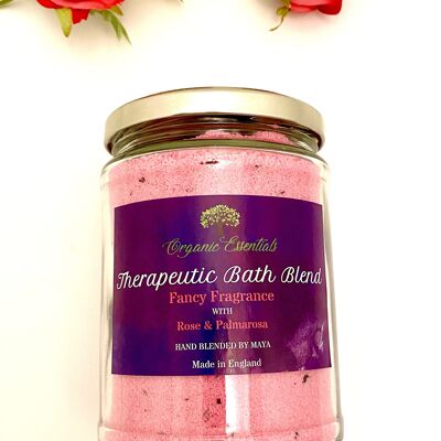 Luxury Bath Blend - Fancy Fragrance - Rose & Palmarosa
