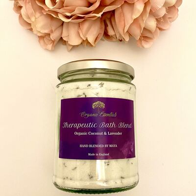 Luxury Bath Blend - Supreme Serenity - Organic Coconut & Lavender