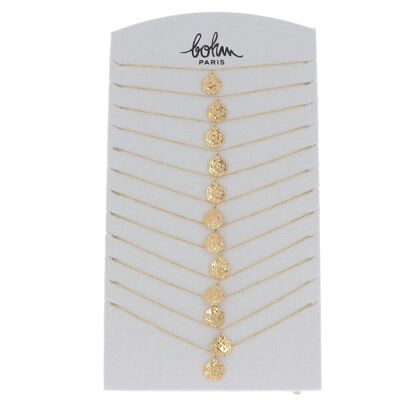 Kit of 24 ASTRO necklaces - gold