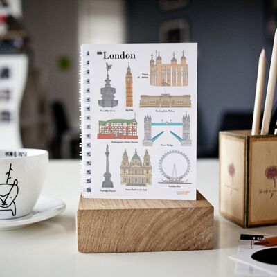 Cuaderno de espiral Londres