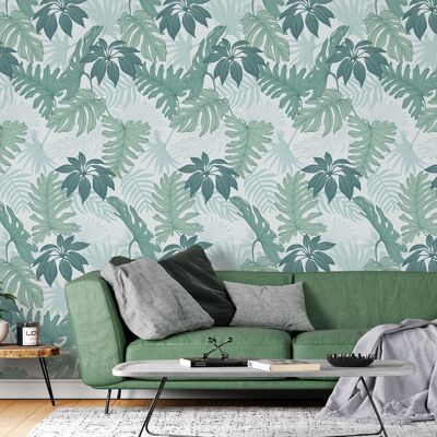 Barnett wallpaper - Blue & Green