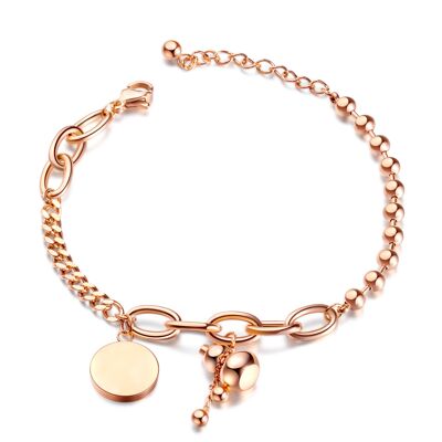 Neapel rosé gold | Edelstahl Armband mit Gravur