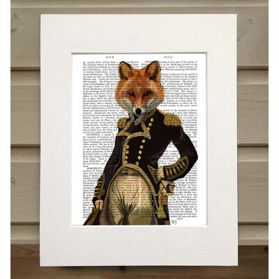 Admiral Fox, Full, Book Print, Art Print, Wall Art