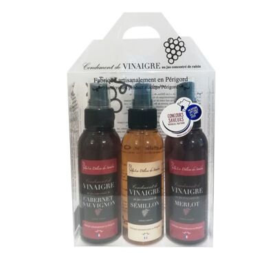 Estuche de 3 sprays de vinagre 100ml