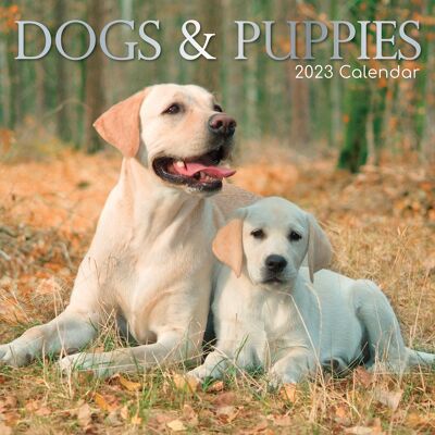 Calendario 2023 Perro y Cachorro