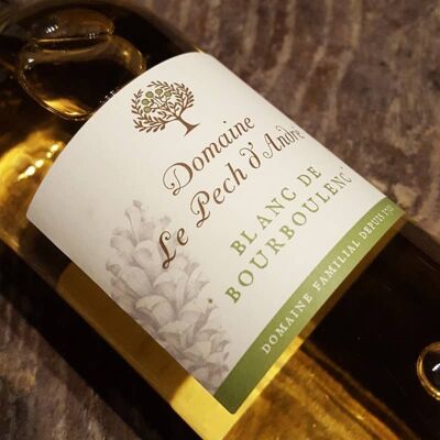 Blanc de Bourboulenc (organic white wine)