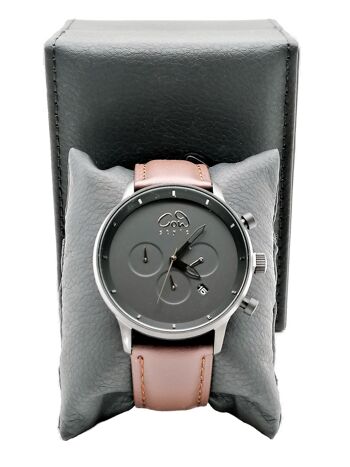 CHRONO Cuir Marron Foncé | Accessoire moderne 5