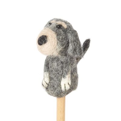 Finger puppet dachshund