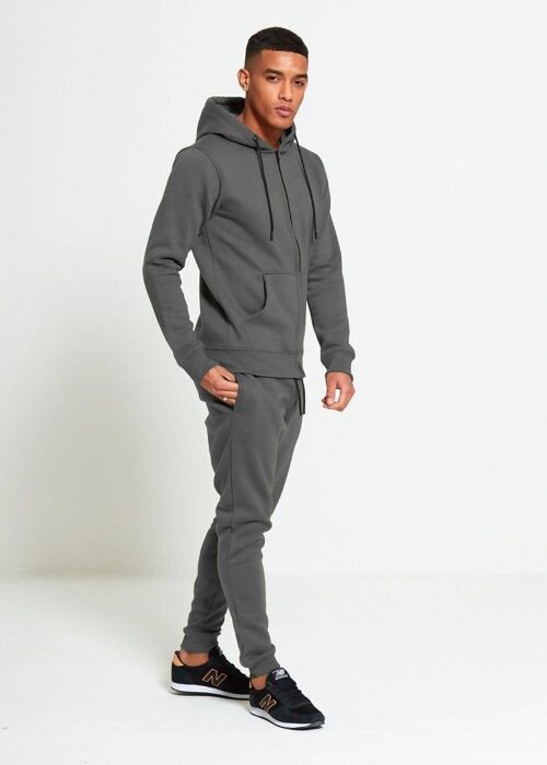 Charcoal Block Hooded Tracksuit
