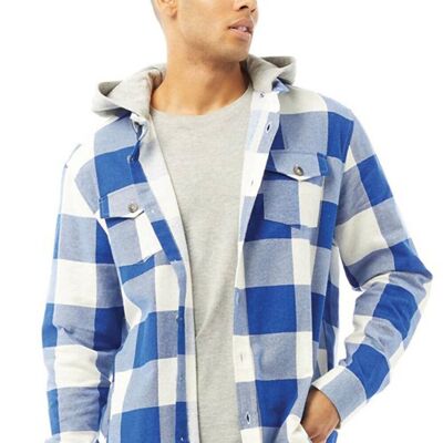 ingaro Chemise à carreaux brossée avec capuche en jersey