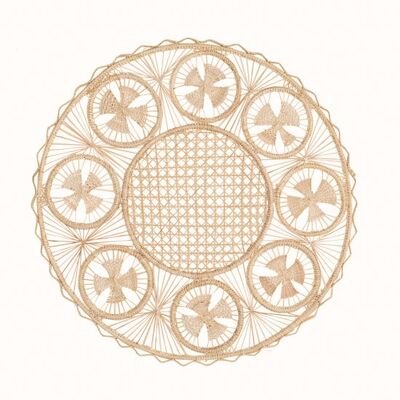 Placemats Iraca sunny natural (sold in pairs)