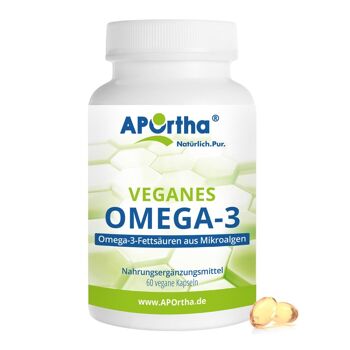 Huile d'Algue Vegan Oméga-3 - 60 Capsules Végétaliennes 1