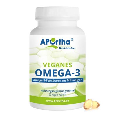 Huile d'Algue Vegan Oméga-3 - 60 Capsules Végétaliennes