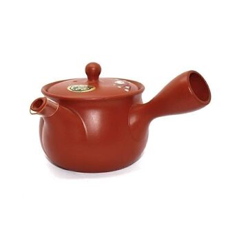 Kyusu japonais Tokoname Sakura en céramique rouge 300 ml 2