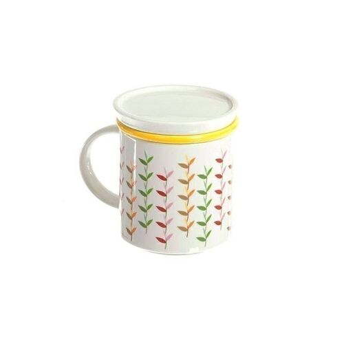 Mug con filtro colorato Lin's Ceramic Studio - Giallo