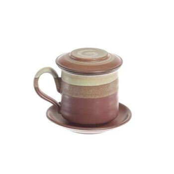 Mug Lin's Ceramic Studio 300 ml - Céramique - Magenta 1