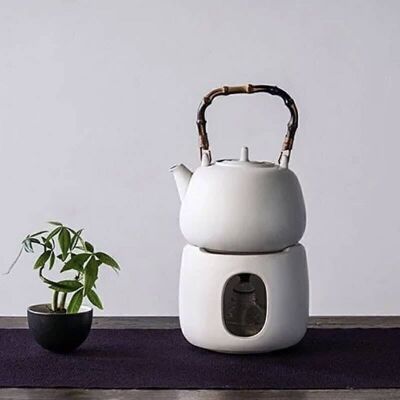 Lin's Ceramics Studio white kettle set