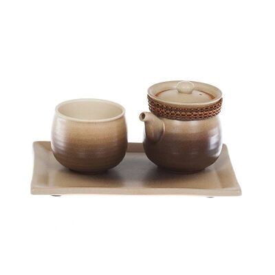 Lin's Ceramics Studio set de cerámica gris 3 piezas