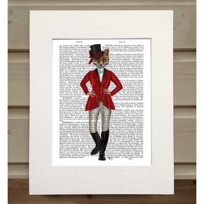 Foxy Lady Hunter 1, Full, Book Print, Art Print, Wall Art