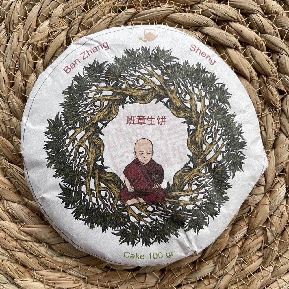 Puer Sheng Tea (raw) Ban Zhang 2018 Cake 100g