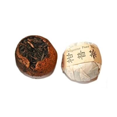 Té puer shu (cocido) Mandarina - 250 gr