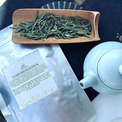 Té verde de primavera Pre-Qing Ming Long Jing