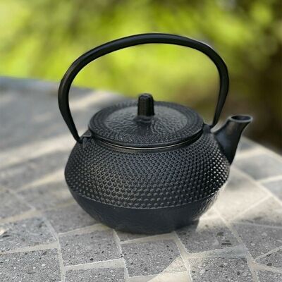 Black cast iron teapot 300 ml
