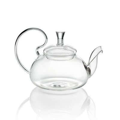 Glass teapot with steel filter 500ml