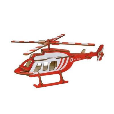Building kit Helicopter color