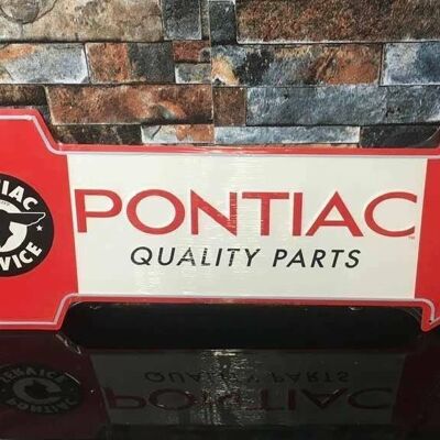 Pontiac Service US Sign 68 x 22 cm