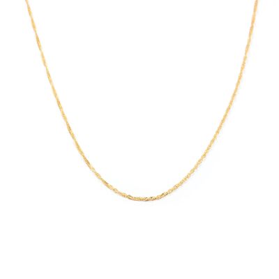 Cadena Oro 18k Singapur 1º (45 cm) (G1322G)