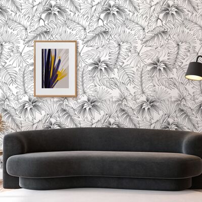 Barnett Wallpaper - Black & White