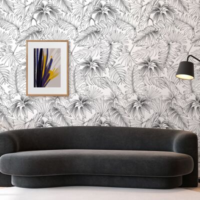 Barnett Wallpaper - Black & White