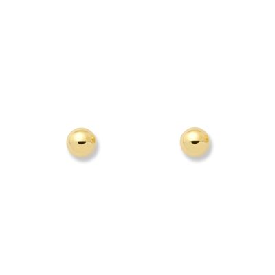 Pendientes Bebe Oro 18k Bola 4 mm (T1678P)