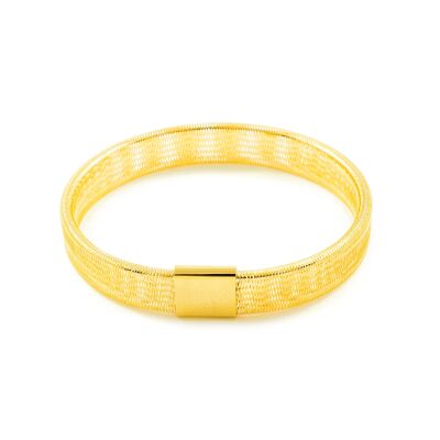 Pulsera Oro 18k Flexible Ancha (G1544PU)