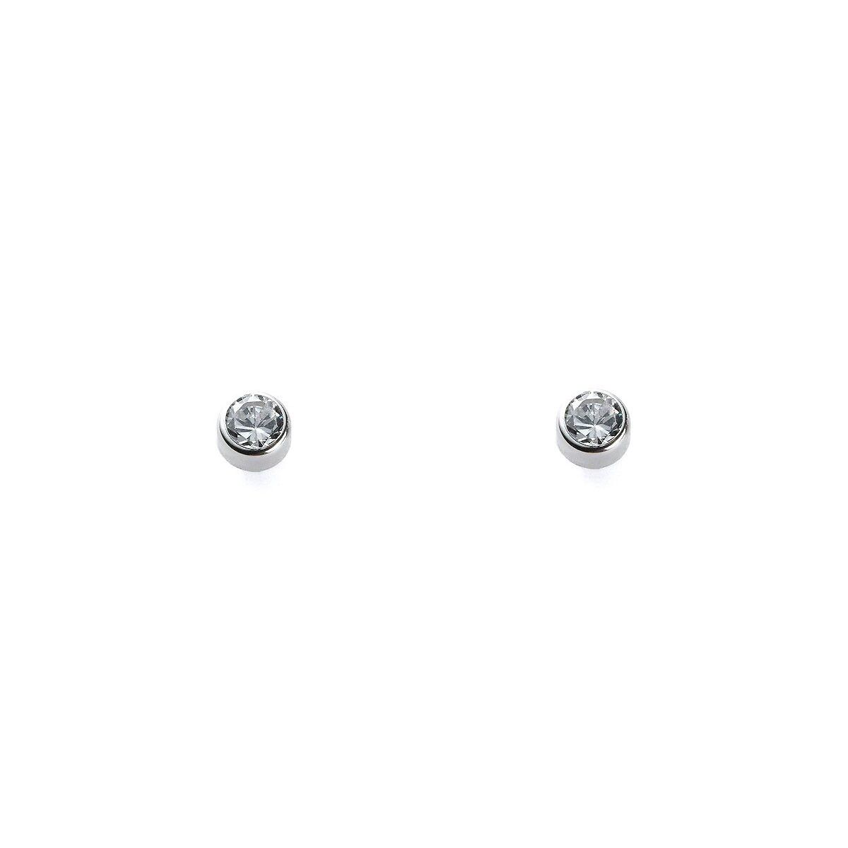 Order 0.01 Carat Round cut White Gold Diamond GLAMIRA Kids Earring Deylin |  GLAMIRA.com