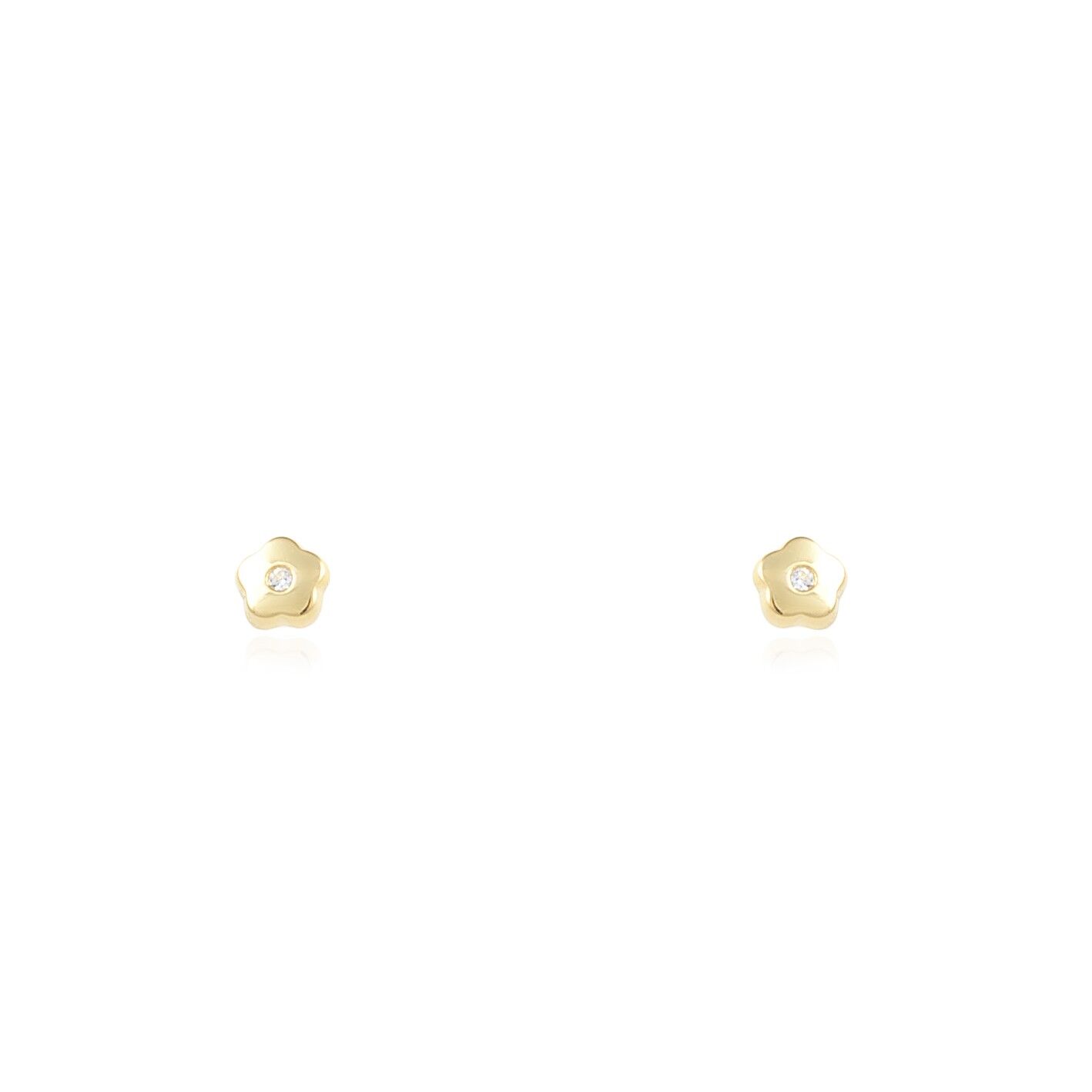 Gold & Pearl Daisy Earrings | Small Daisy Earrings