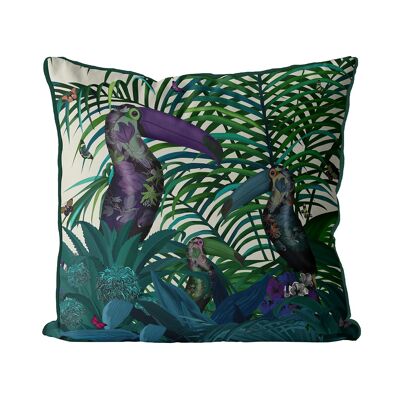 Andigena Tropical Toucans Pillow, Cushion, 45x45cm