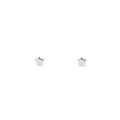 Pendientes Bebe Oro Blanco 9k Estrella (T2172P9KOB)