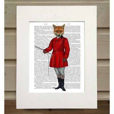 Fox Hunter 3, Full, Book Print, Art Print, Wall Art