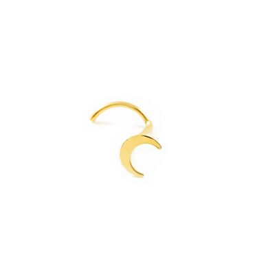 Piercing Oro Nariz Luna (9kts) (T2258PI9K)