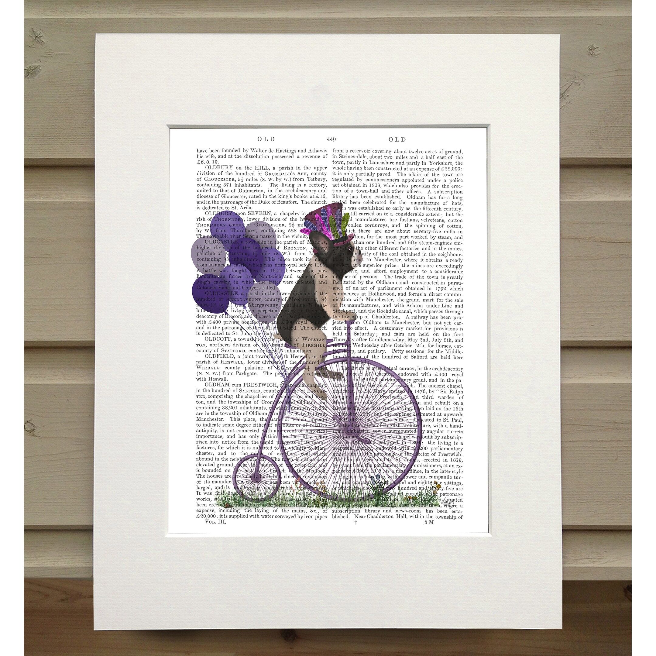 Penny farthing wall art hot sale