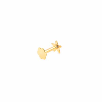Piercing Oro cartilago estrella 4 mm (9kts) (T2426PI9K)