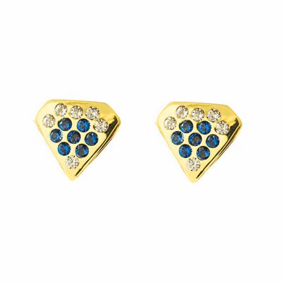 Pendientes Mujer/Niña Oro 9k Diamante Zafiro (T2615P9K-Zafiro)