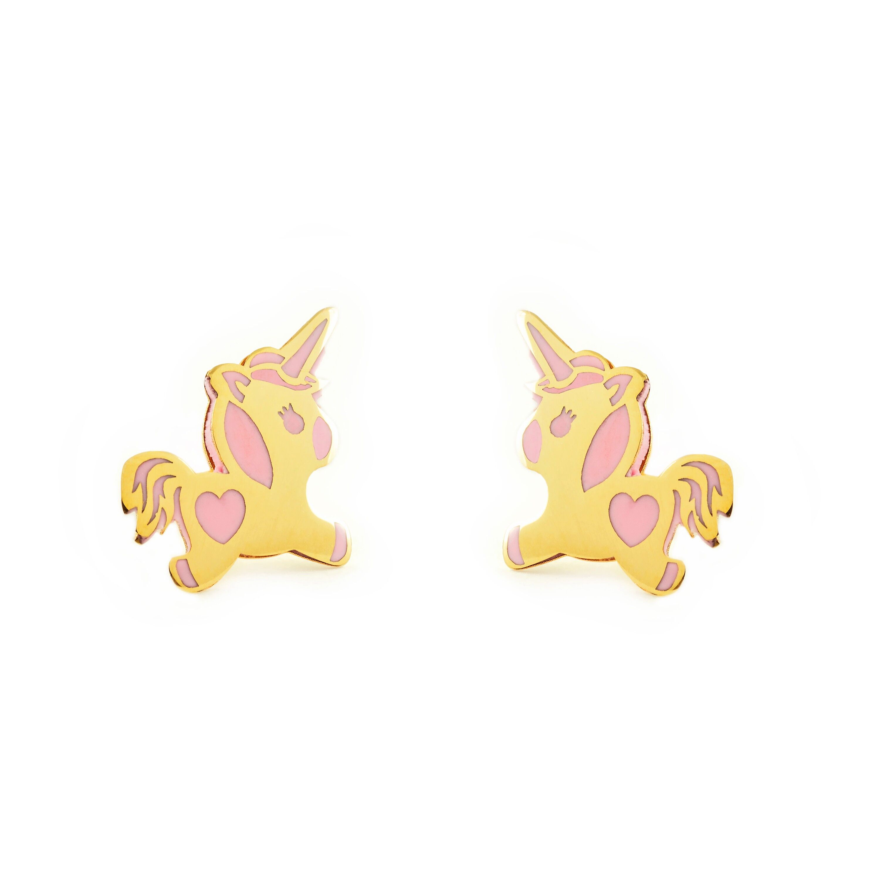 Gold Unicorn Earring | Unicorn