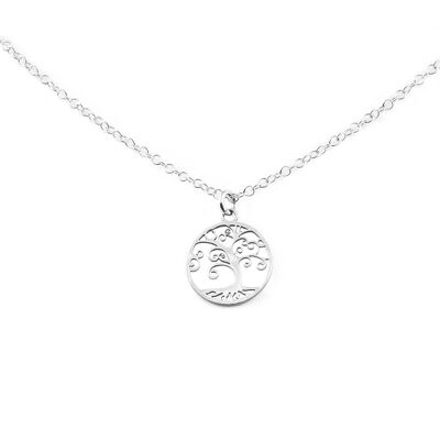 Collar Plata Arbol de la Vida (X1559GPL)