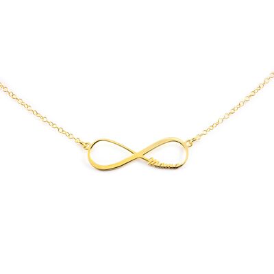 Collar Plata Infinito Mama Dorado (X1585GDO)