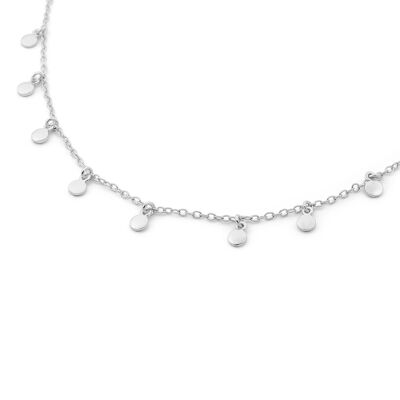 Collar Plata mini placas (X1590GPL)